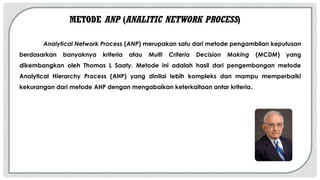 ppt kompre analytic network process untuk penentuan gulma terbaik | PPTX