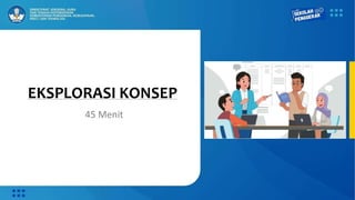 EKSPLORASI KONSEP
45 Menit
 