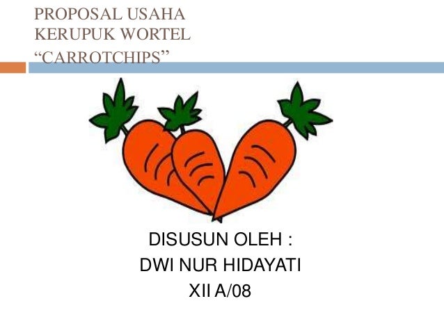 Kerupuk wortel (proposal)