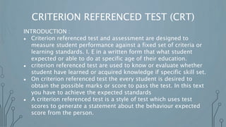 Criterion Study Languange assessment principles and classroom practices | PPTX