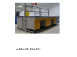 LAB TABLES WITH CERAMIC TOP
 