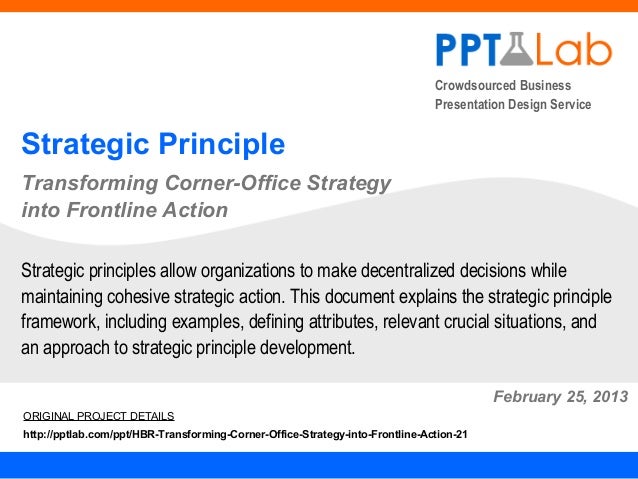 strategic principle strategic marketing plan powerpoint presentation
