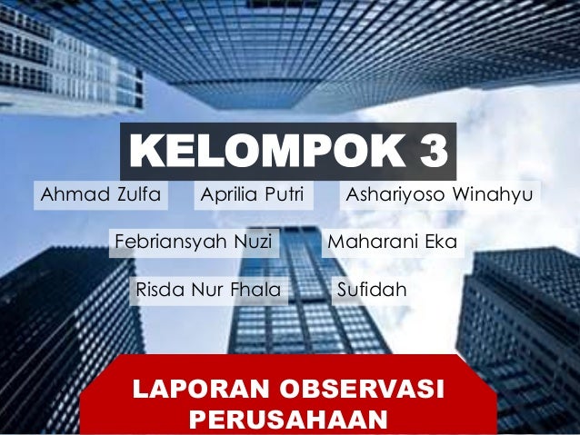 Laporan Observasi Perusahaan