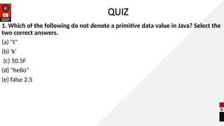 PPT Lecture-1.2 java basics jvm, literals, | PPTX
