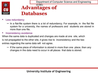 PPT Lecture 1.1 and 1.2(Database concepts and database system ...
