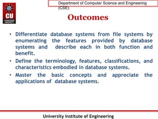 PPT Lecture 1.1 and 1.2(Database concepts and database system ...