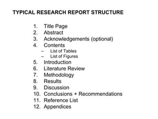 Report Approach PPT LECTURE ON REPORT WRITING .ppt
