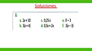 Soluciones
 