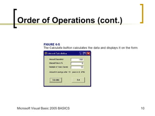 Order of Operations (cont.) 