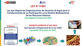 ADECUACIÓN A LA LEY 31801 Y CRONOGRAMA ELECTORAL | PPTX