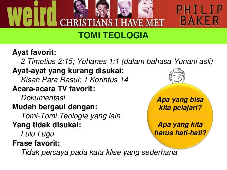 Orang Kristen Aneh di Sekitar Kita