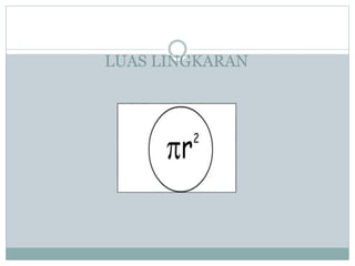 LUAS LINGKARAN
 