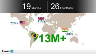 19
77M+

Idiomas

26

Escritórios

11M+

20M+

13M+

 