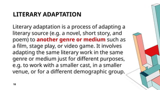 Understanding Literary Text Adaptation and Peer Assessment in Education ...