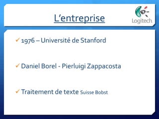 L’entreprise
 1976 – Université de Stanford
 Daniel Borel - Pierluigi Zappacosta
 Traitement de texte Suisse Bobst
 