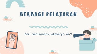 BERBAGI PELAJARAN
 
