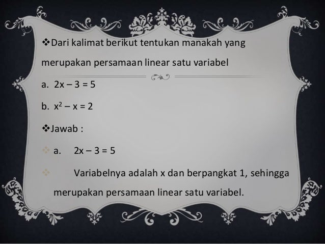 Media pembelajaran(Persamaan Linier Dua Variabel (PLDV))