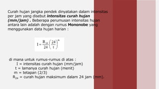 PPT TKP M3KB3 - Sistem Jaringan Drainase | PPTX