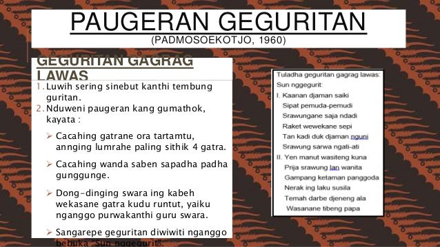 Ppt M4 Kb 1 Geguritan Lan Tembang Macapat