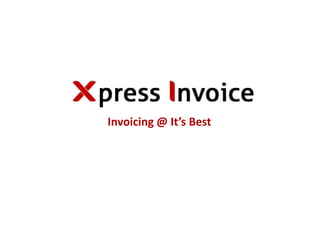 Invoicing @ It’s Best 