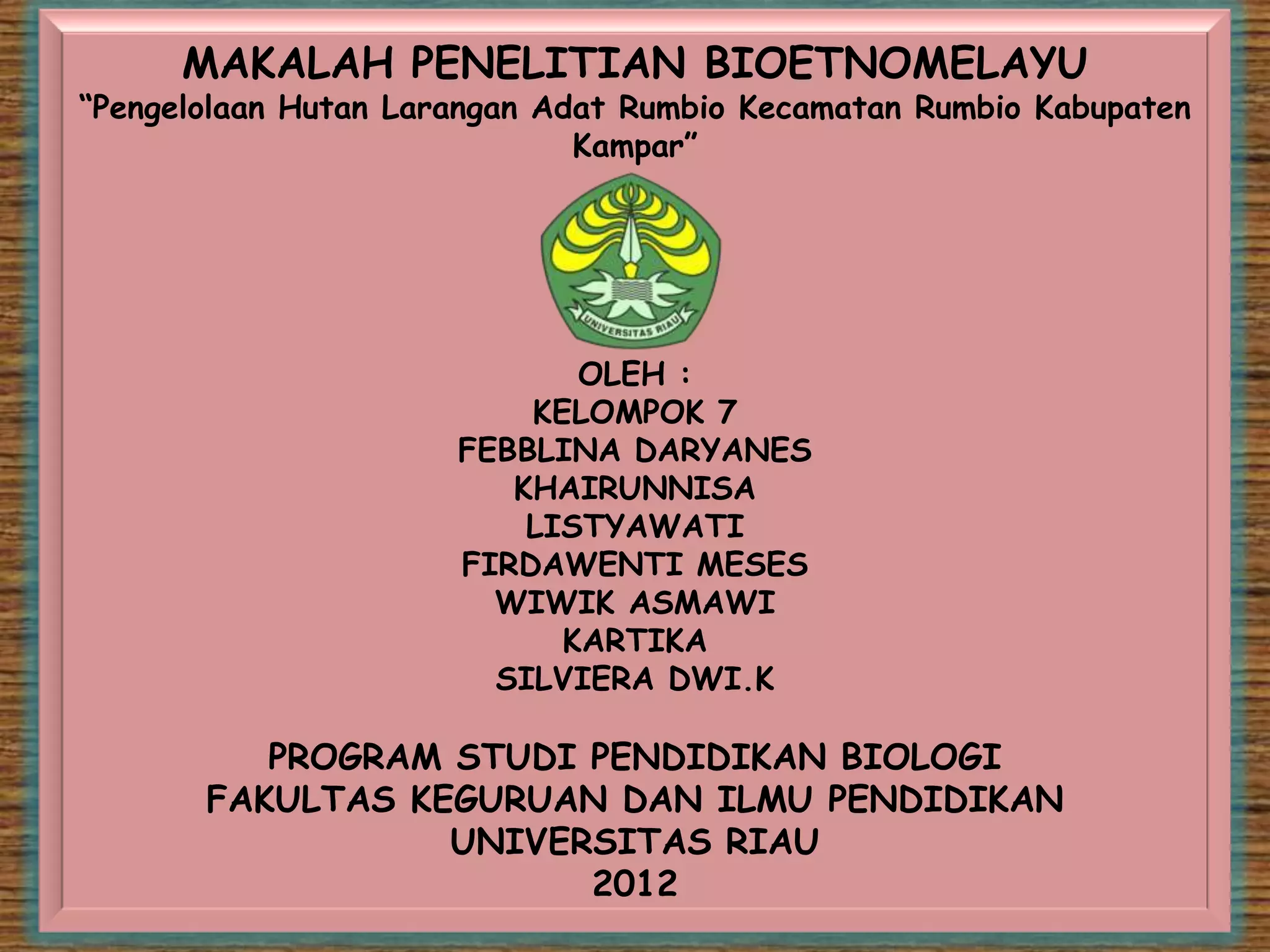 Ppt makalah | PPT