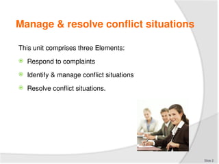 Resolve Situation PPT_Manage__resolve_conflict_situation_290812.pptx