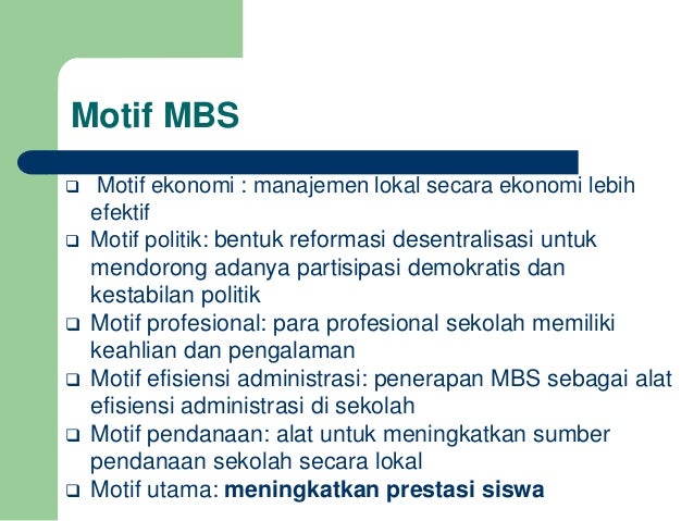 Ppt manajemen berbasis sekolah