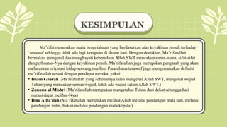 ppt ma'rifatullah agama islam.pptx #@^ materi yang sangat luar biasa ...