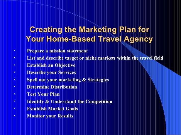 marketing your travel business travel agency marketing plan