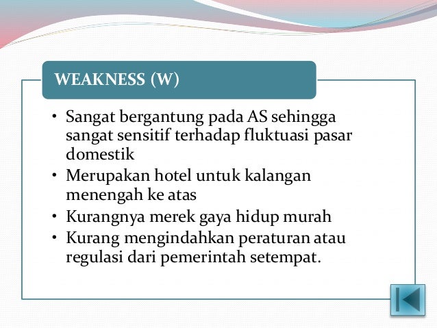 Analisis Swot Dan Strategi Kebijakan Bisnis Marriott International In