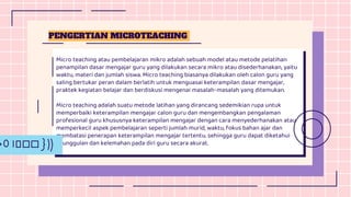Peta Pengalaman Belajar: Microteaching Efektif Peta Pengalaman Belajar: Microteaching Efektif