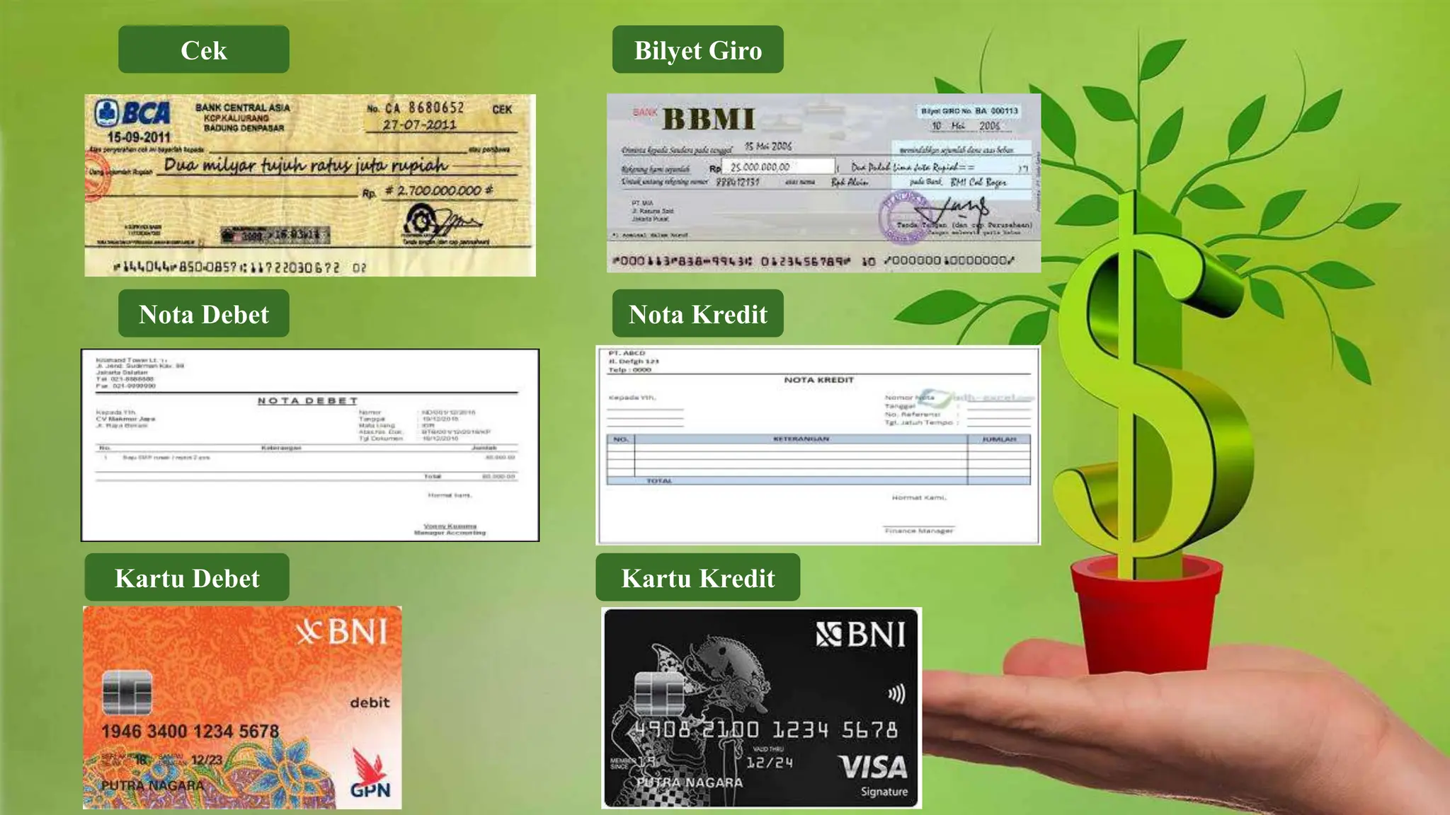 PPT Materi Jenis - Jenis Alat Pembayaran Tunai dan Non-tunai.pptx