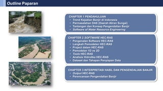 Workshop on Flood Control Planning Using HEC-RAS 2D Modeling Software | PDF