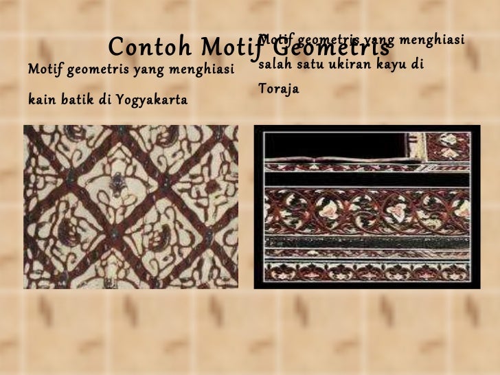 Contoh Batik Geometris Dan Nongeometris - Shoe Susu
