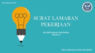 PPT Materi Surat lamaran Pekerjaan Kelas XII .pptx