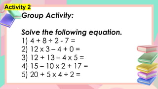 POWERPOINT PRESENTATION IN MATHEMATICS GRADE 4 | PPTX