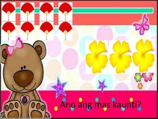 Ano ang mas kaunti?
 