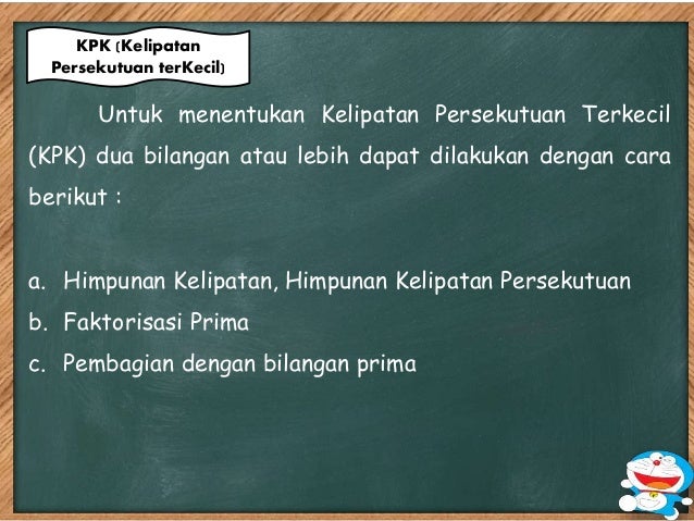 Contoh Himpunan Faktor - Blogefeller