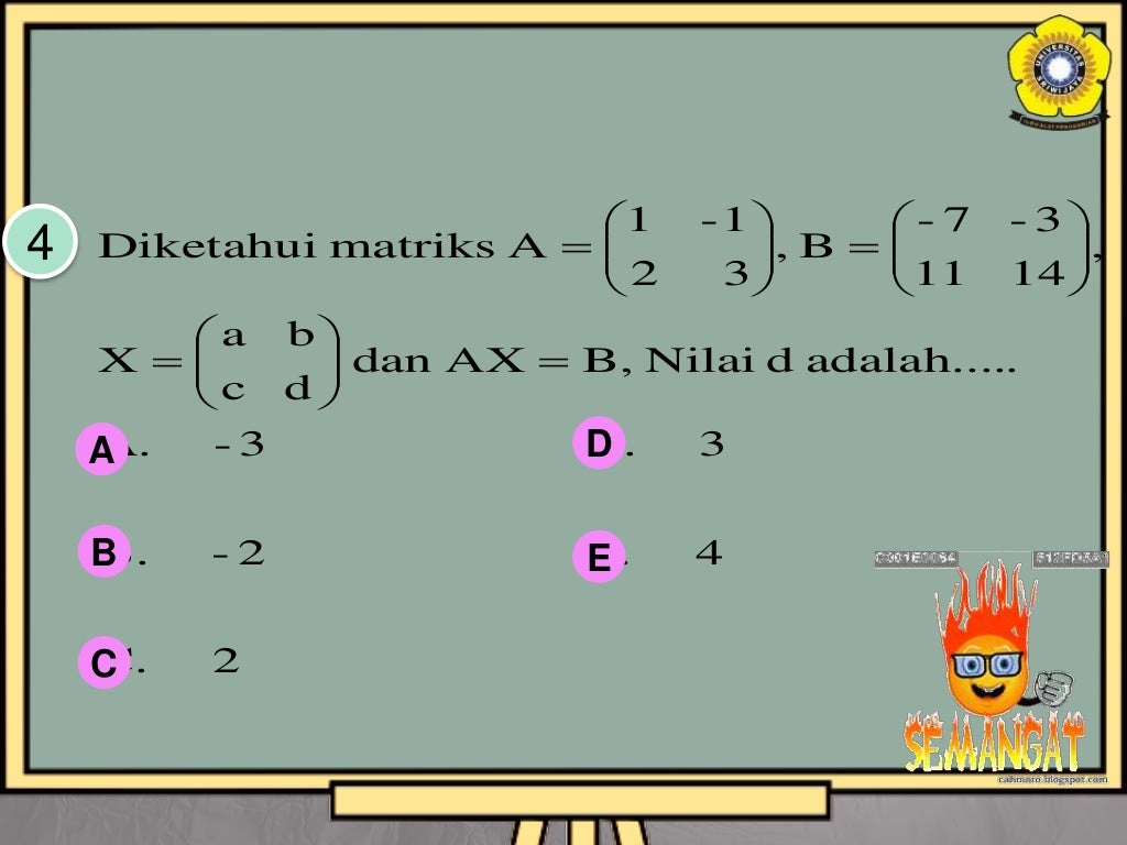 Mengenal Definisi Matriks, Jawaban Latihan A Halaman 129 Nomor 1-3 ... Mengenal Definisi Matriks, Jawaban Latihan A Halaman 129 Nomor 1-3 ...