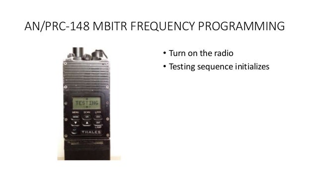 Miirbe: An Prc 148 Technical Manual