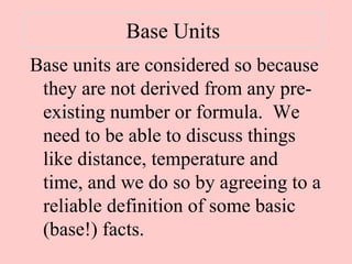 Ppt Measurements Unit 1 | PPT