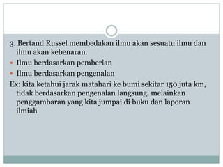 Mendefinisikan dan Memetakan Ilmu | PPT