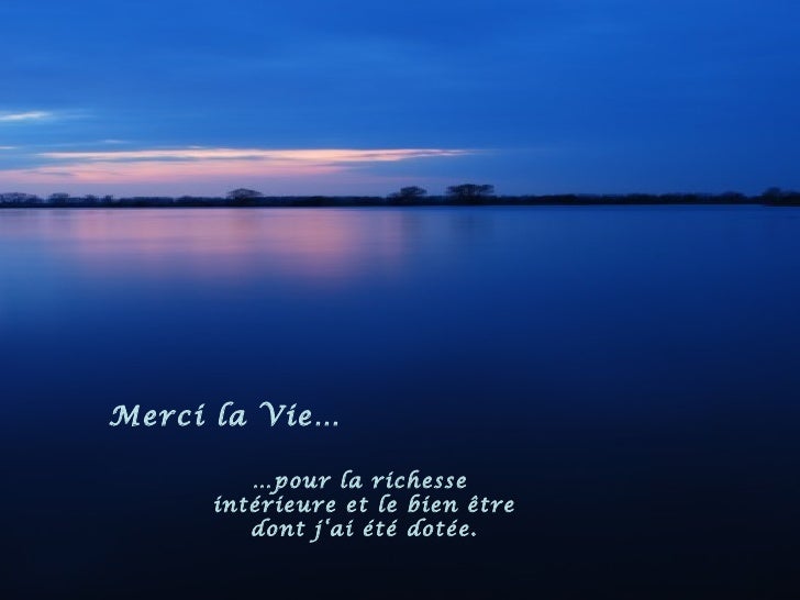 Merci La Vie