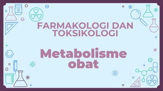 Metabolisme
obat
FARMAKOLOGI DAN
TOKSIKOLOGI
 