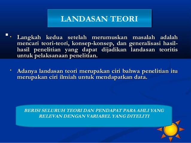 Landasan Teori Kerangka Berfikir Dan Pengajuan Hipotesis