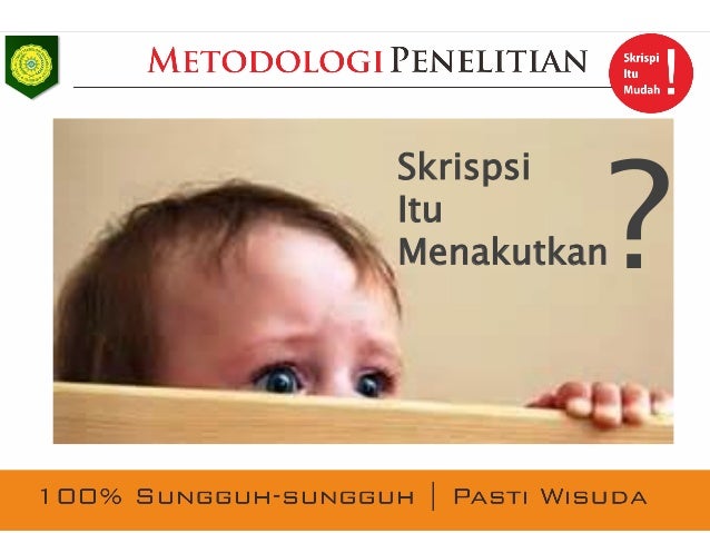 Metodologi Penelitian Pertemuan 1