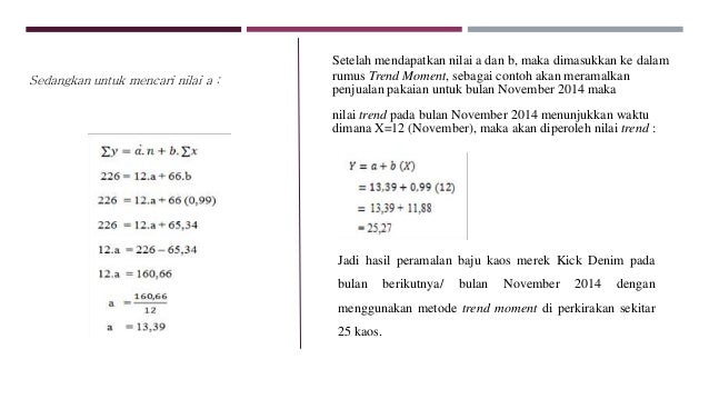 Ppt Metode Trend Moment