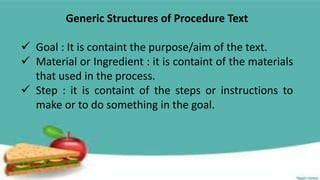 procedure text | PPTX