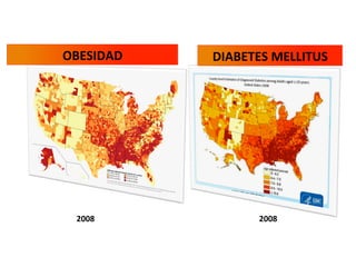 OBESIDAD	
  
2008	
   2008	
  
DIABETES	
  MELLITUS	
  
 