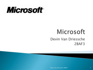 Microsoft Devin Van Driessche 2BAF3 1 Devin Van Driessche 2BAF3 